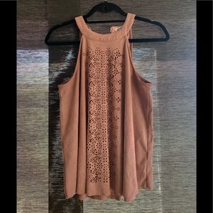 Mauve blush colored tank
